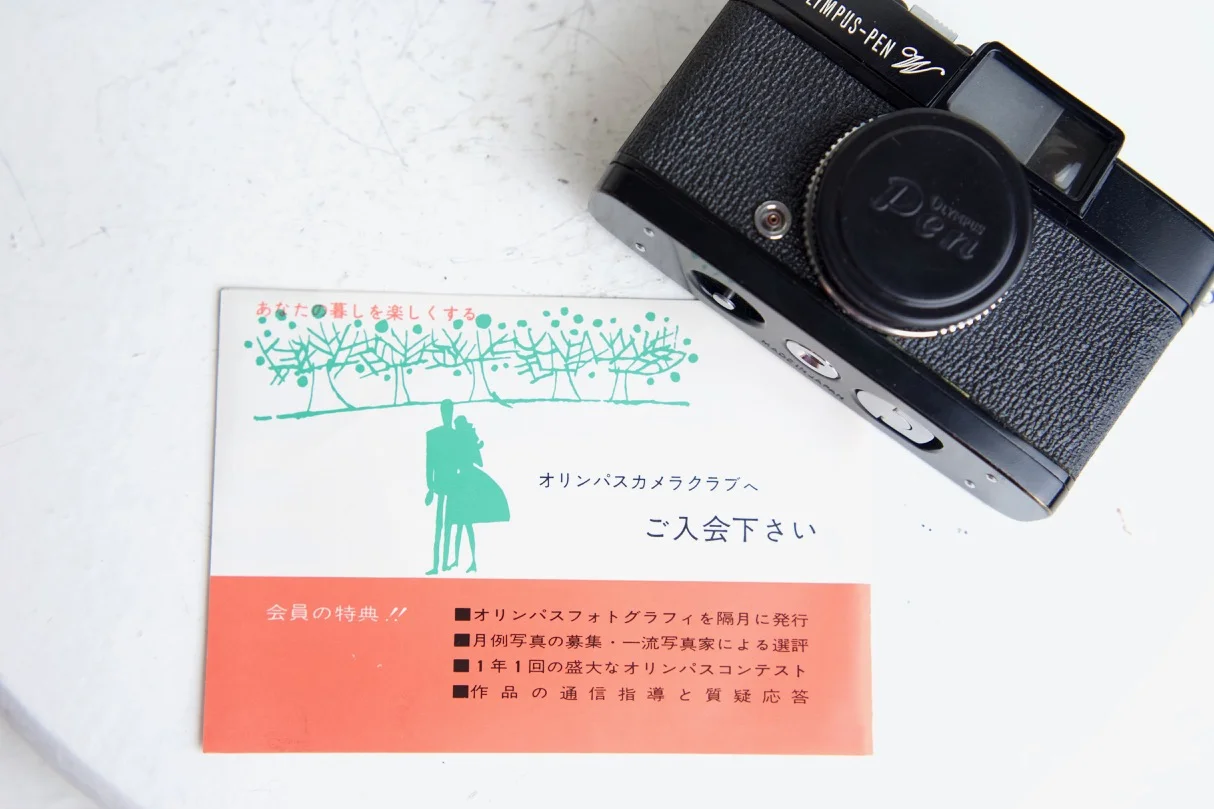 Olympus Pen W (Wide) Half Frame 35mm Film Camera with Original